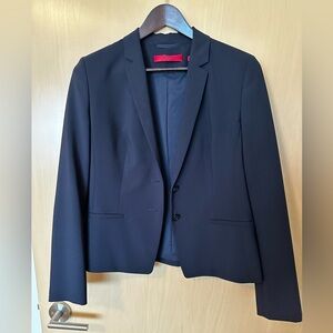 HUGO Navy Short Blazer Size 8